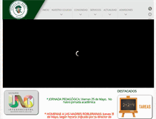 Tablet Screenshot of colegiogimnasiolosrobles.com